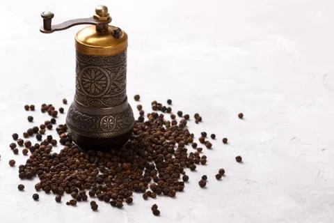 Black pepper corns 写真素材