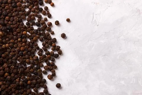 Black pepper corns Stock Photos