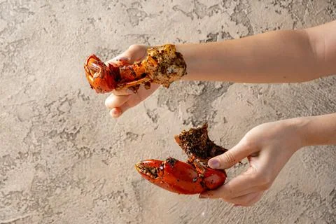 Black Pepper Crab Foto stock