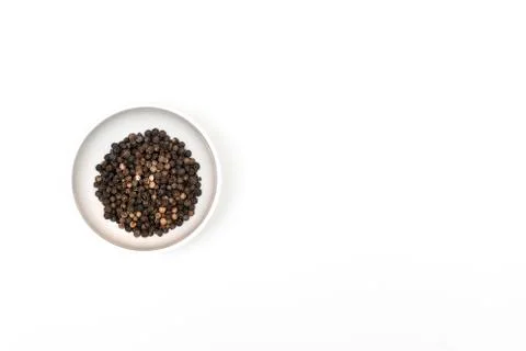  Black pepper in grains Stock Photos