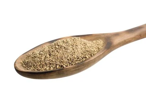 Black pepper ground Stock Photos