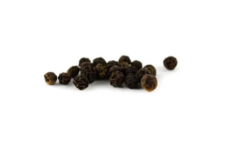 Black pepper with peas Stock Photos