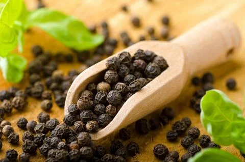 Black pepper Stock Photos