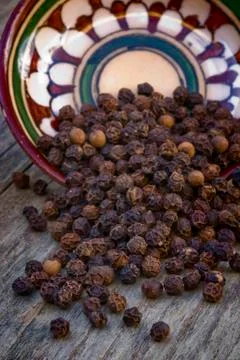Black pepper Stock Photos