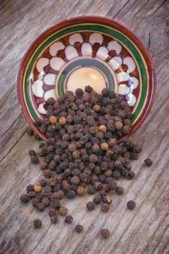 Black pepper Stock Photos