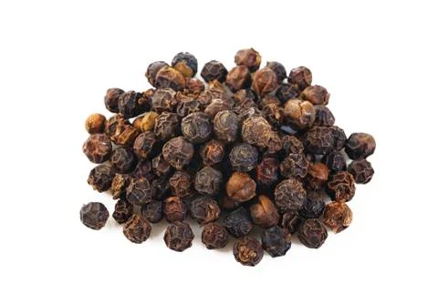 Black pepper seed Stock Photos