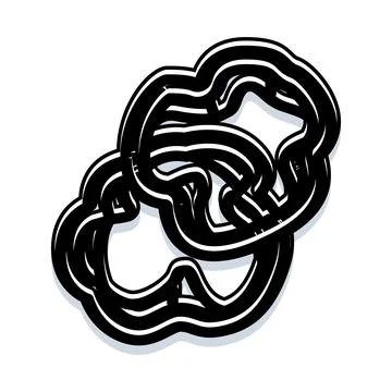 Black pepper slices graphic vector icon Stock Illustration