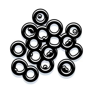 Black pepper spice pouring vector illustration Stock Illustration