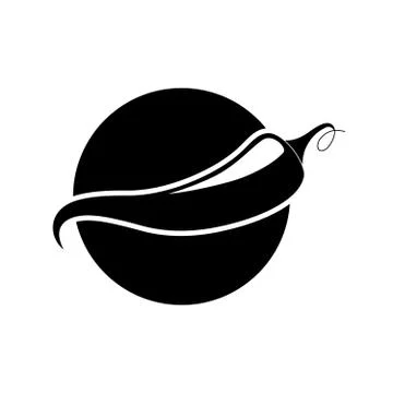 Black pepper on white background Stock Illustration