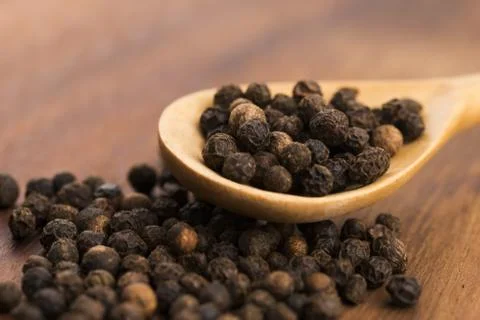 Black peppercorn Stock Photos