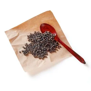 Black peppercorns Stock Photos
