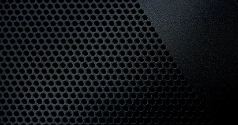 Black Perforated Metal Mesh. 動画素材 332922293