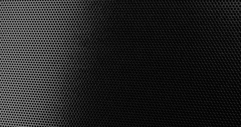 Black Perforated Metal Mesh. Vídeos de archivo 333399529