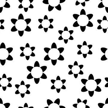 Black petals Stock Illustration