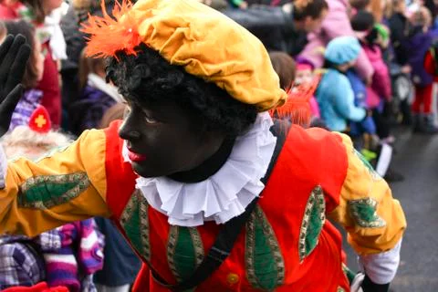 Black pete in close up Stock-Fotos