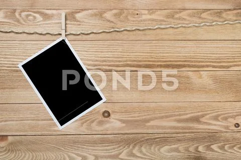 Black photo frame Stock Photos