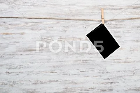 Black photo frame Stock Photos