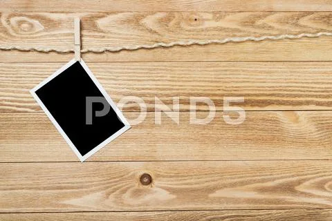Black photo frame Stock Photos