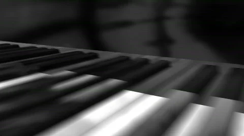 Black Piano Stock Footage 840735