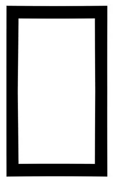 Black picture frame Stock Photos