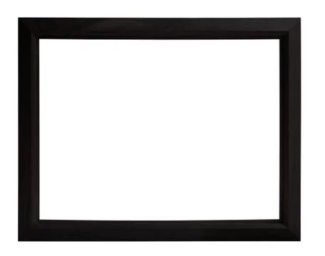 Black picture frame Stock Photos