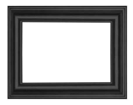 Black picture frame Stock Photos