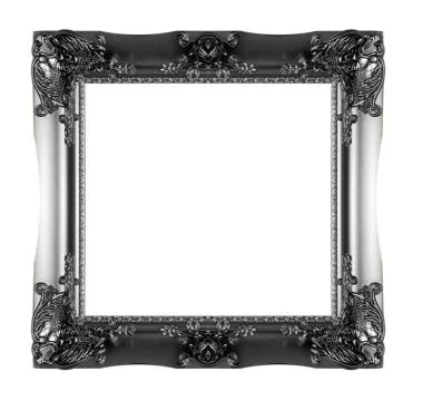 Black  picture  frame Stock Photos