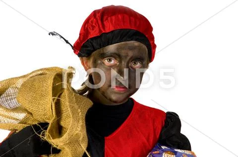 Black piet from holland Stock Photos