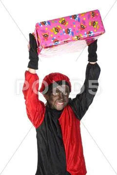 Black piet from holland Stock Photos