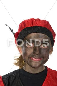 Black piet from holland Stock Photos