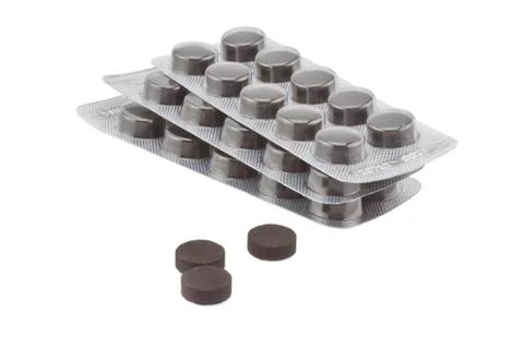 Black pills Stock Photos