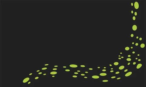 Black plain background with dotted design Stock Illustration