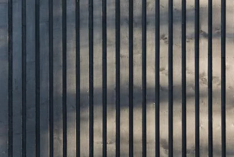 Black plank wall Stock Photos