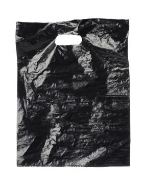 Black plastic bag Stock Photos