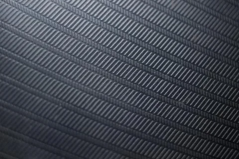 Black plastic with beautiful pattern background texture closeup Stock Photos
