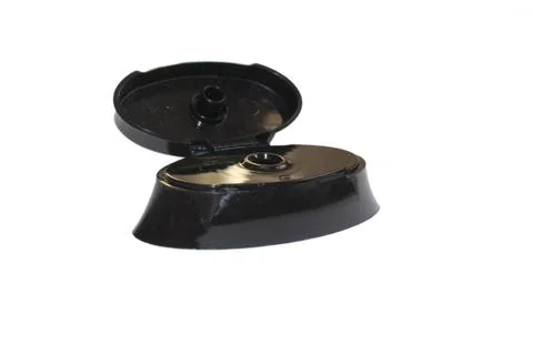 Black plastic cap closure 写真素材