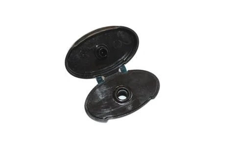 Black plastic cap closure Stock-Fotos