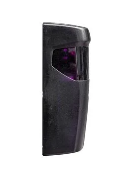 Black plastic infrared sensor isolated on white. Stock Photos