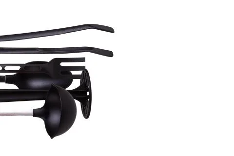 Black Plastic Kitchen Tools Stock Photos