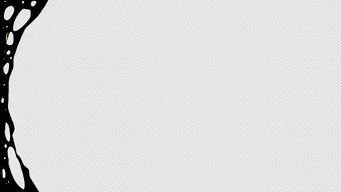 Black plastic melt bubbles on green screen. Stock Footage 263227229