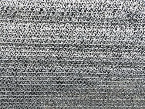 Black Plastic Shade Net Pattern Texture Background Close-Up Stock Photos
