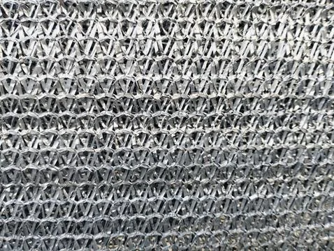 Black Plastic Shade Net Pattern Texture Background Close-Up Stock Photos
