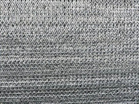 Black Plastic Shade Net Pattern Texture Background Close-Up Stock Photos