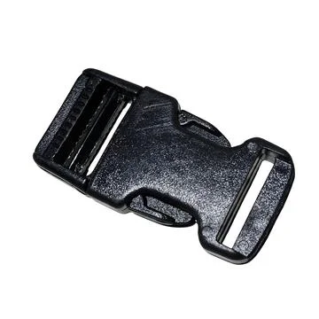Black Plastic Side Release Buckle for Webbing Straps Фото