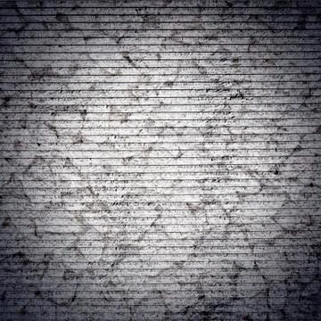 Black plastic striped wall Stock Photos