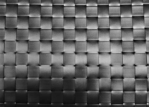 Black Plastic Weave Texture Stock Photos