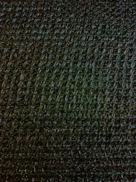 Black plastic on the whole frame Foto stock