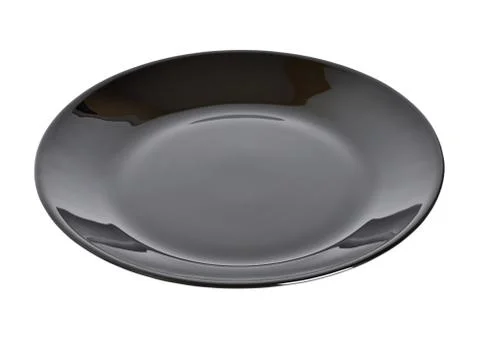 Black plate Stock Photos