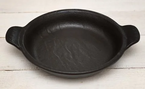 Black plate Stock Photos