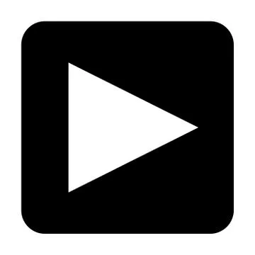 Black play icon vector illustration Stock Illustration